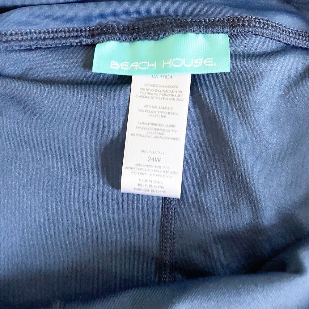 Beach House Emma Navy Blue Swim Skort - 20W - NWT - Picture 7 of 10